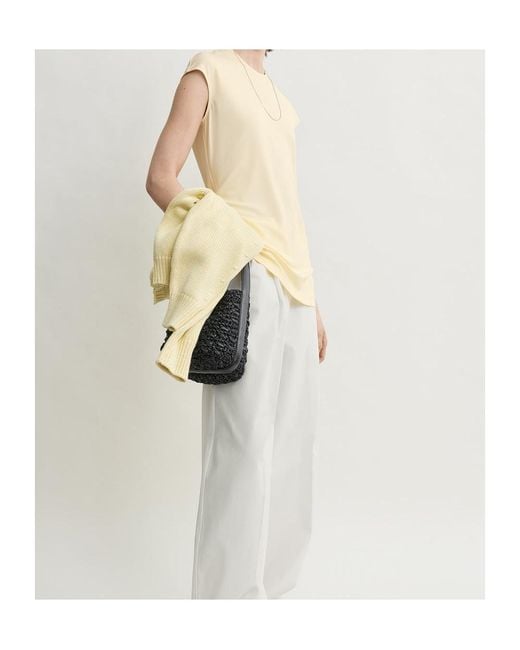 Totême Natural Cap-Sleeve Top
