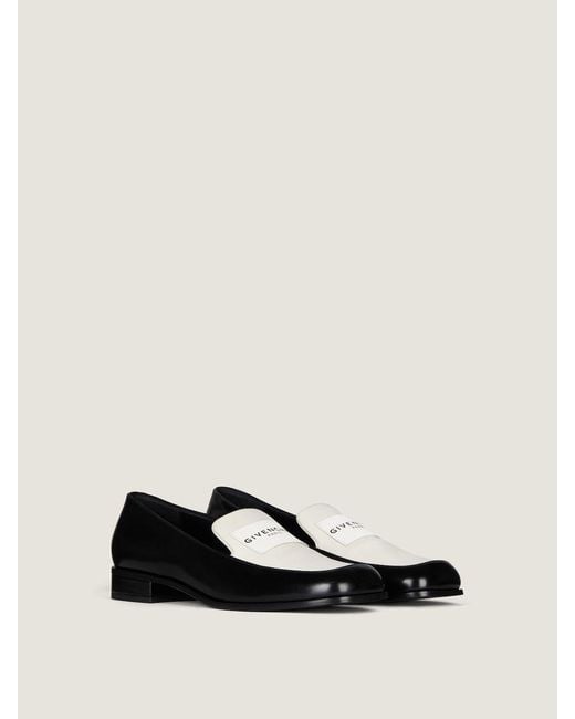 Givenchy Black Tux Bicolor Loafers