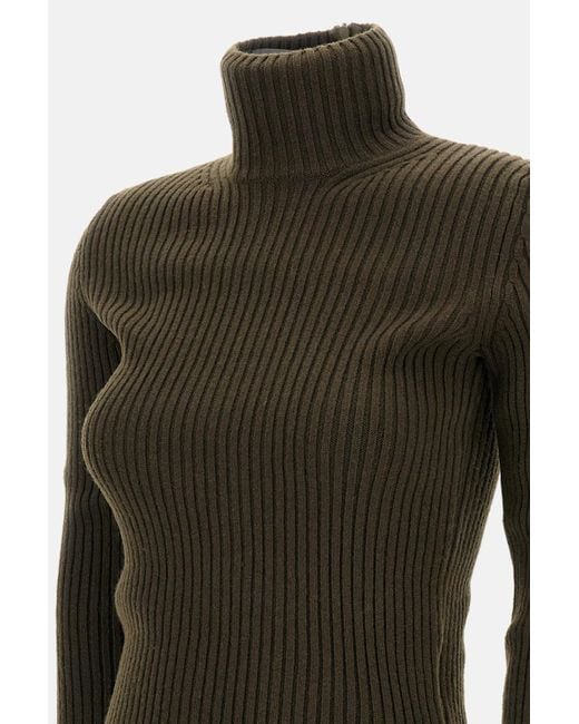 Max Mara Green 'Aral1234' Pullover Sweater