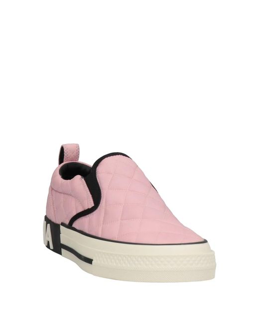 Dolce & Gabbana Pink Solid Color Round Toe Casual Shoes