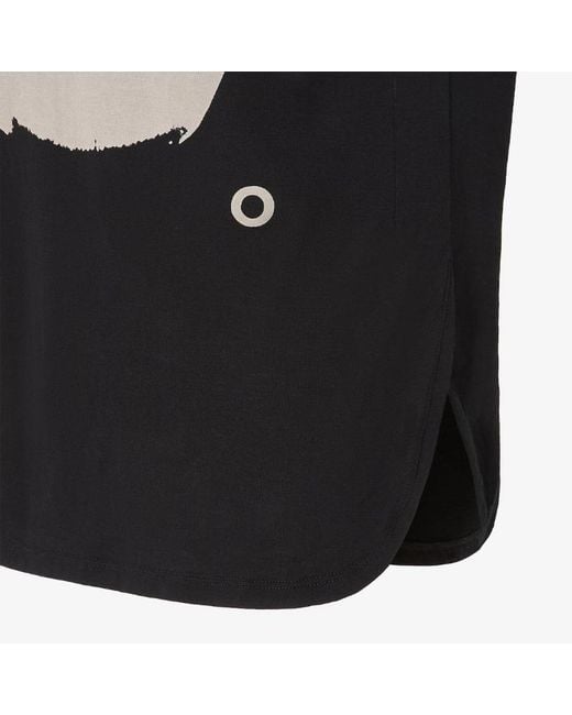 Fendi Black Jersey T-Shirt With Ti Amo Print