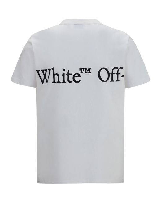 Off-White c/o Virgil Abloh Gray Bookish Scarf T-Shirt for men