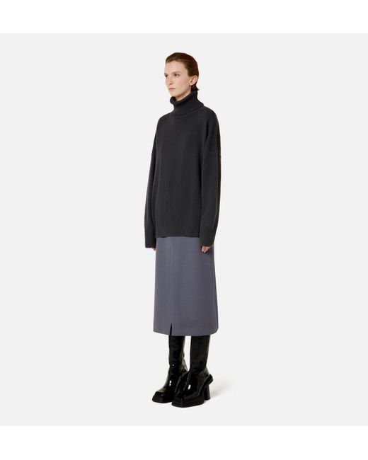 AMI Blue Ami Turtleneck Knit Jumper