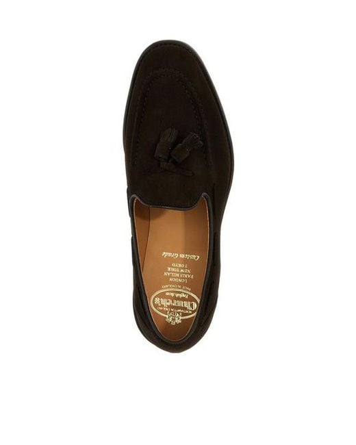 Church's Black Kinglsey Tassel Detailed Loafers for men