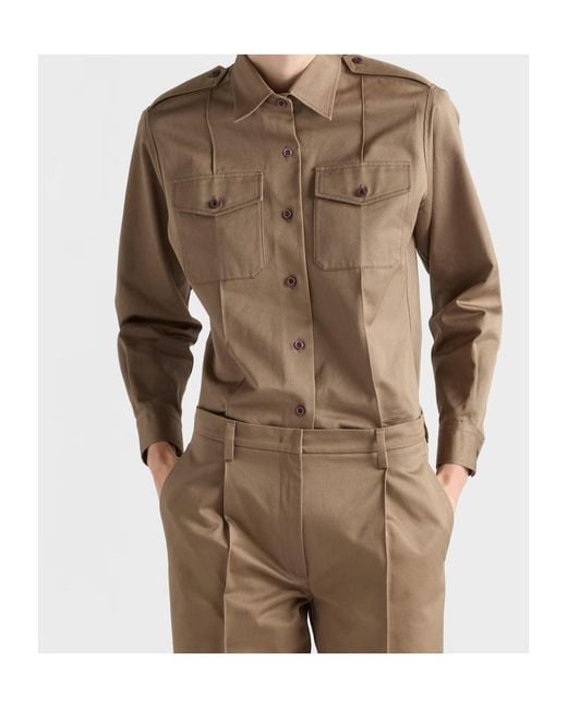 Prada Natural Chino Shirt