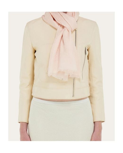 Ferragamo Pink Gancini Stole