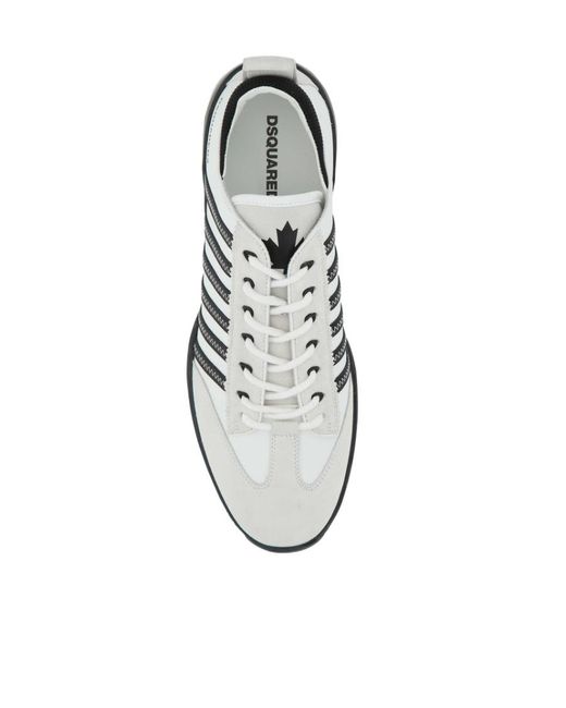 DSquared² White Legend Low-Top Sneakers for men