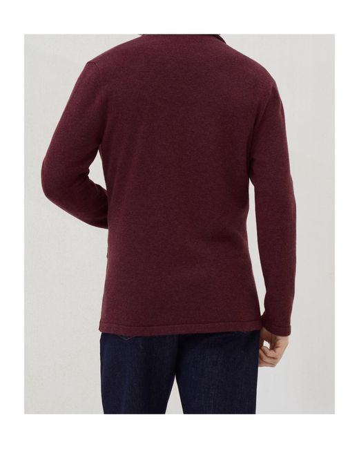 Brunello Cucinelli Purple Double-Breasted Knitted Blazer for men
