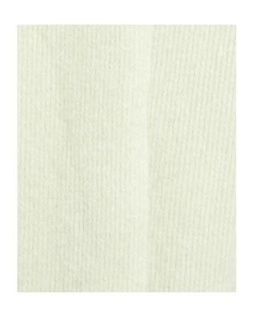 Rick Owens White Minimal Single-Breasted Coat
