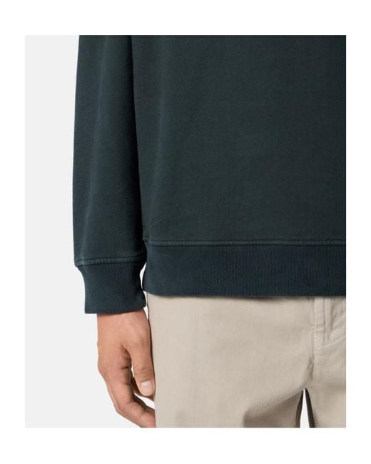 Stone Island Green Regular-Fit Half-Zip Sweatshirt With Ribbed Inserts for men