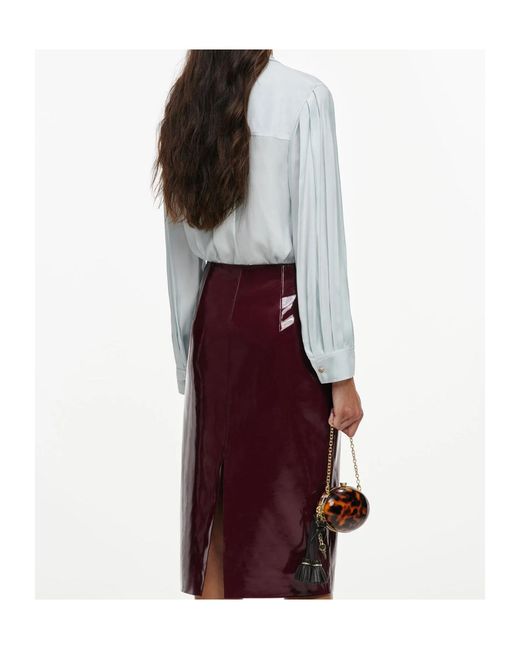 Self-Portrait White Light Viscose Blouse