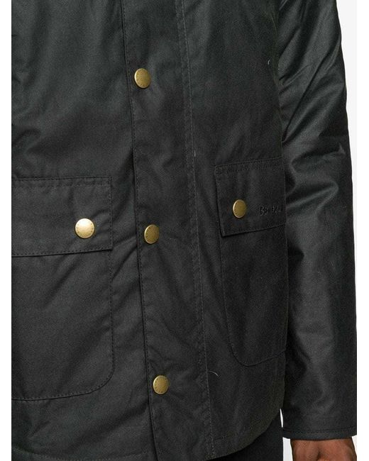 Barbour Black Collared Button-Up Jacket for men