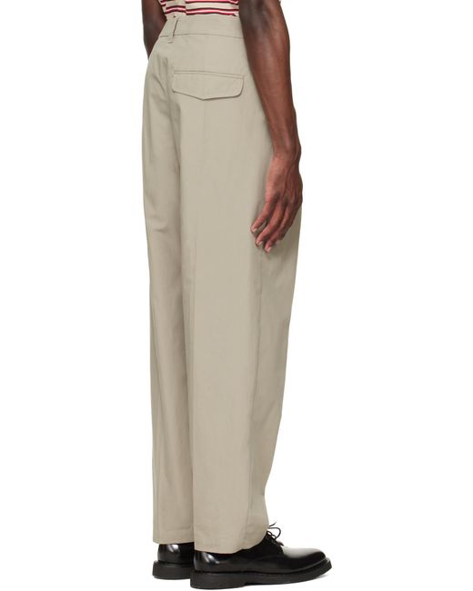 A.P.C. Natural Wide Leg Trousers for men