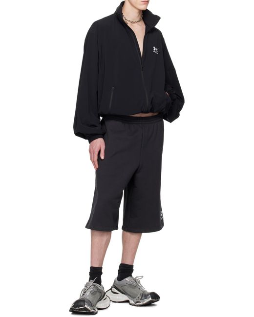 Balenciaga Blue X Under Armour Large Shorts for men