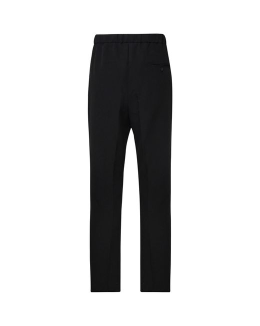 Hevò Black Torrechianca Zip-Closure Pants for men