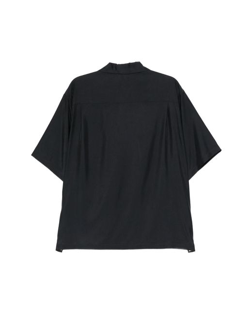 Undercover Black Embroidery Pocket Shirt for men
