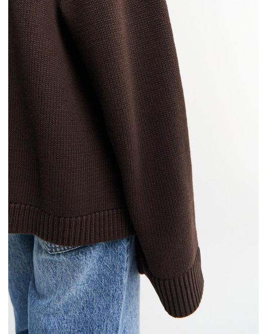 Frankie Shop Black Rhea Trapeze Turtleneck