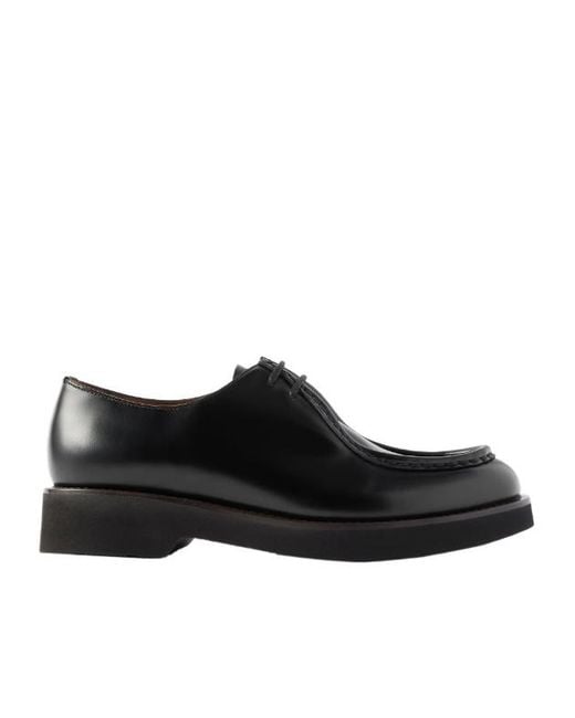 Church's Black Nelly Glossed-Leather Derby Shoes
