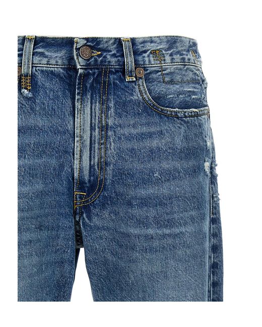 R13 Blue Belt-Loop Jeans