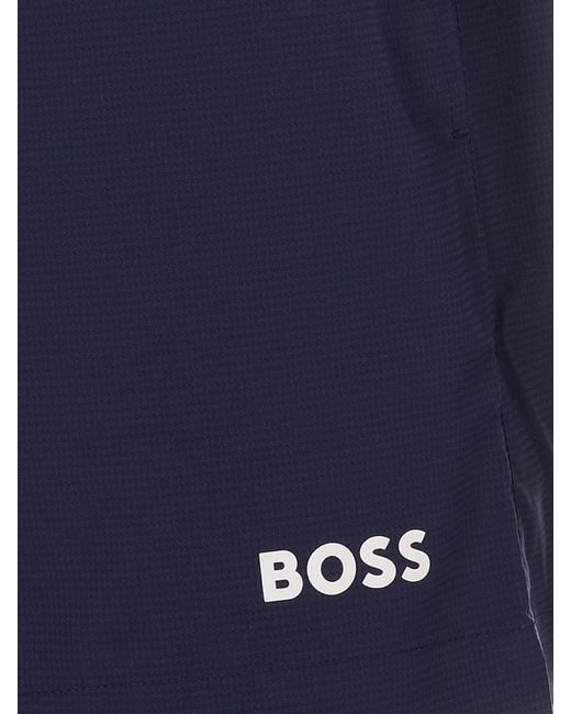 Boss Blue Boss Atoll Drawstring Swim Shorts for men