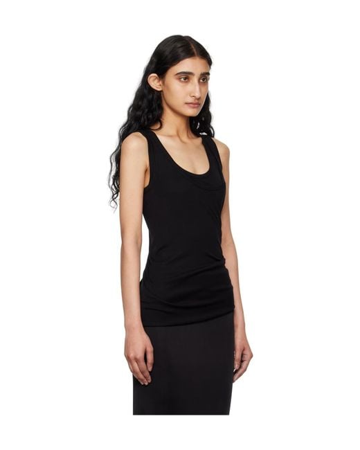 Helmut Lang Black Layered Vest