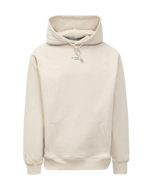 Drole de Monsieur White Drôle De Monsieur Slogan Print Hoodie for men