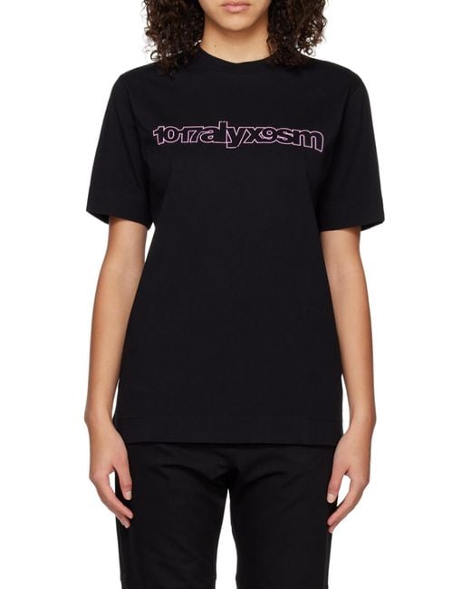 1017 ALYX 9SM Black T-Shirt With Round Neck for men
