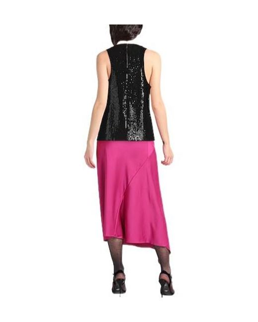 Max Mara Black Solid Sleeveless Top