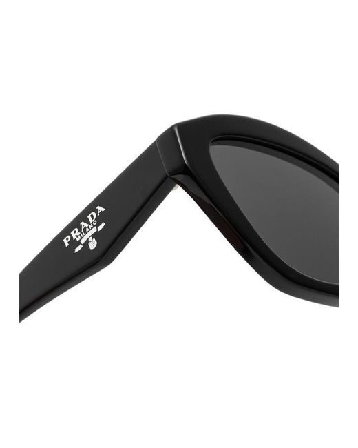 Prada White Cat-Eye Sunglasses