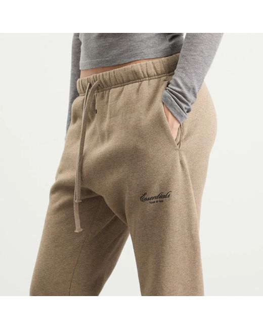 Fear Of God Natural Logo-Print Track Pants