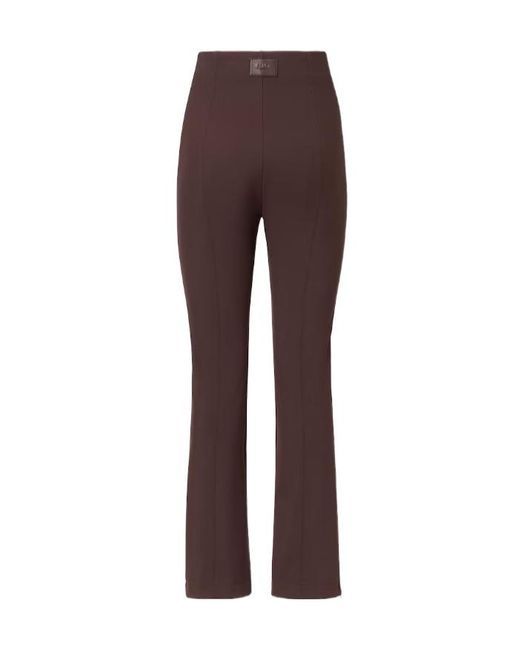 Fendi Brown Side-Zipped Flared Ski Trousers