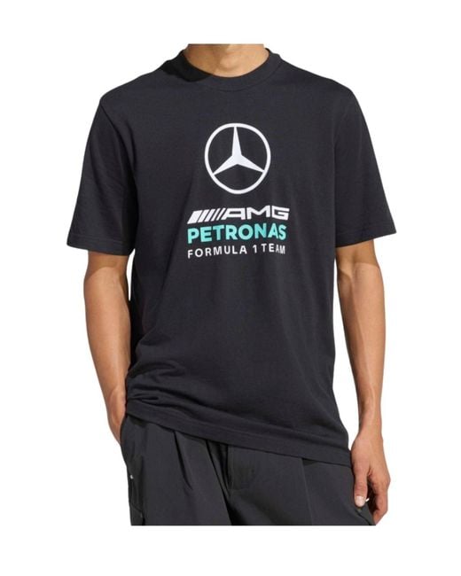 Adidas Originals Black Mercedes-Amg Petronas Formula 1 Team T-Shirt for men