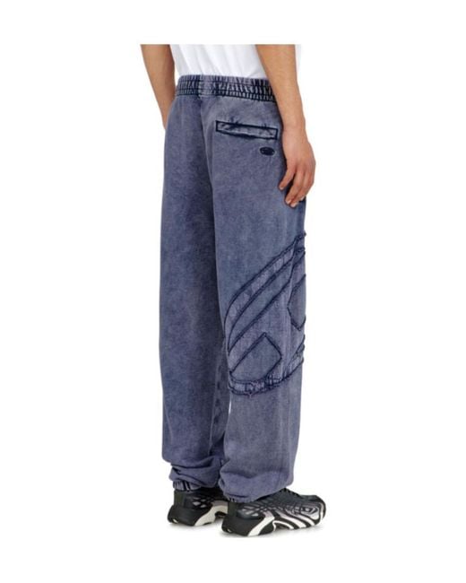 DIESEL Blue P-Marky-Den Pants for men