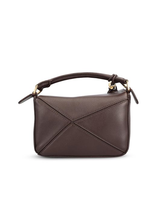 Loewe Brown Geometric Shoulder Bag
