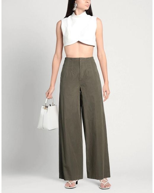Rag & Bone Gray Plain Colour Casual Trouser