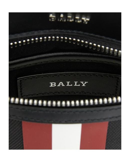 Bally Black Zipper Shoulder Bag for men