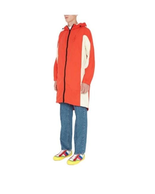J.W. Anderson Logo-Embroidered Colour-Block Parka for men