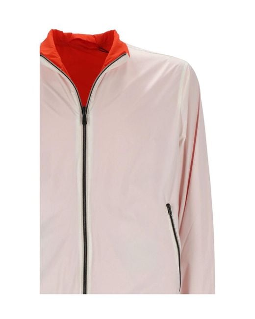 Herno Pink Reversible Slim Bomber Jacket for men