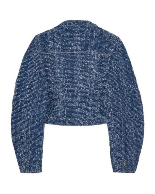 ROTATE BIRGER CHRISTENSEN Blue Denim Jacket