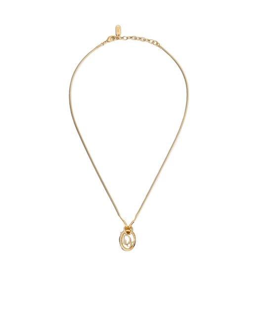 Dior Multicolor Oblique Necklace