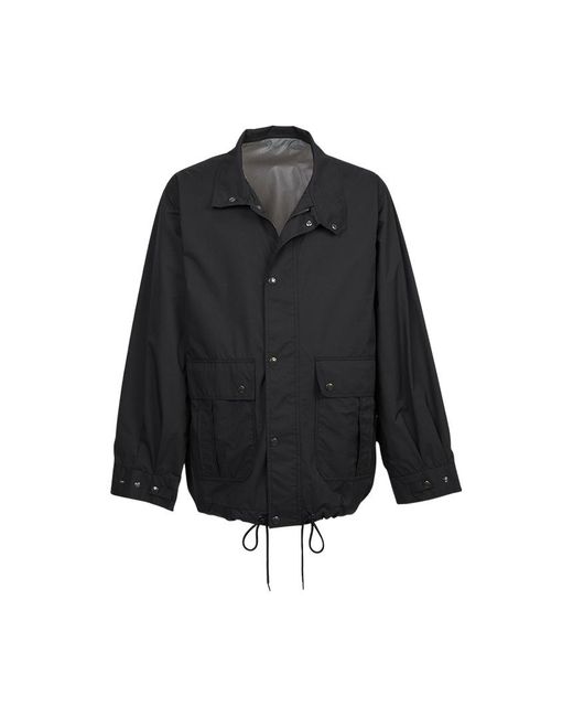 Nanamica Black Packable Field Jacket for men