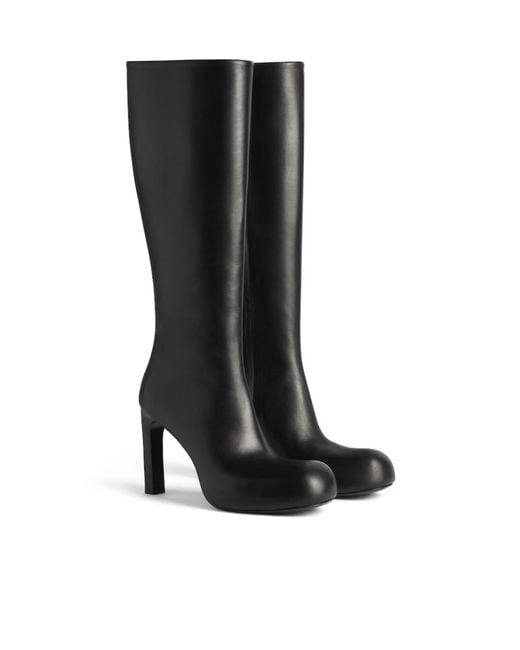 Balenciaga Black Leather Boots
