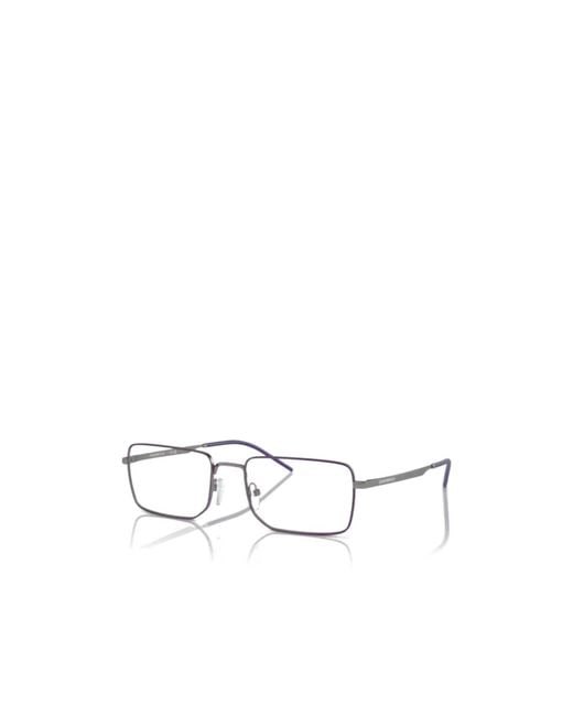 Emporio Armani White Rectangular Flat Mirror for men