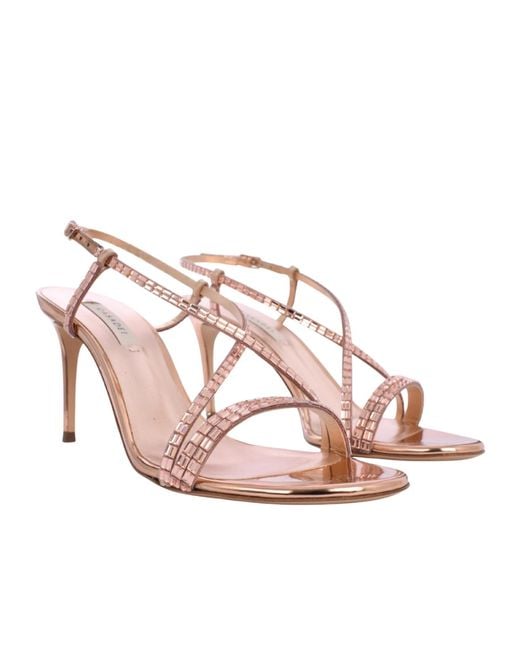 Casadei Pink Stiletto High-Heeled Sandals