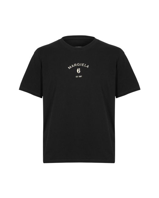 MM6 by Maison Margiela Black T-Shirt for men