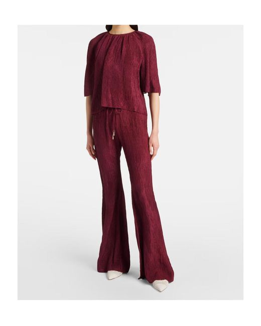 Gabriela Hearst Claude Silk Flared Pants