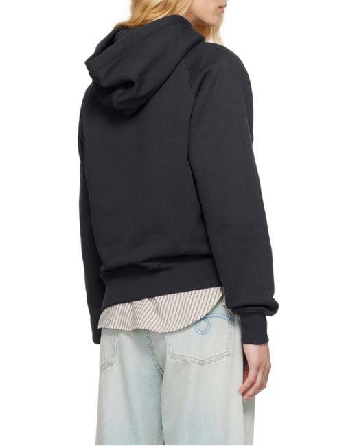 AMI Blue Hoodies for men