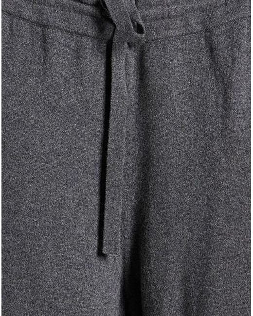 Ganni Gray Wide-Leg Trousers