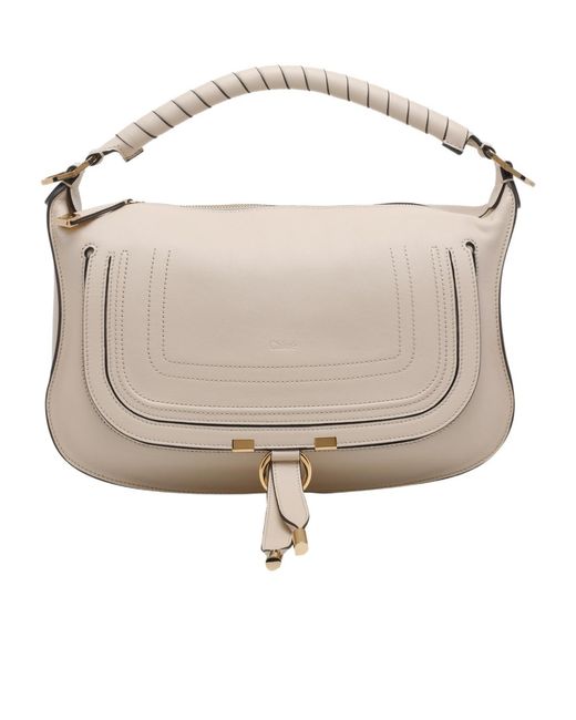 Chloé Natural Chloé Marcie Small Shoulder Bag