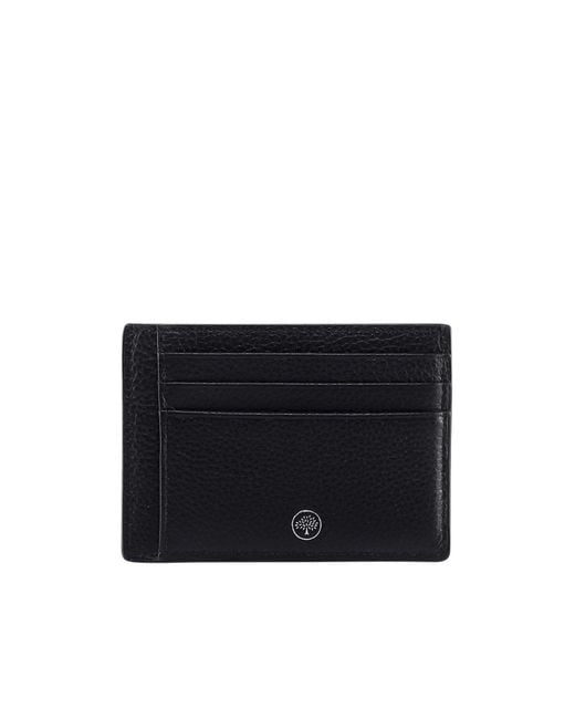 Mulberry Black Small Leather Cardholder for men